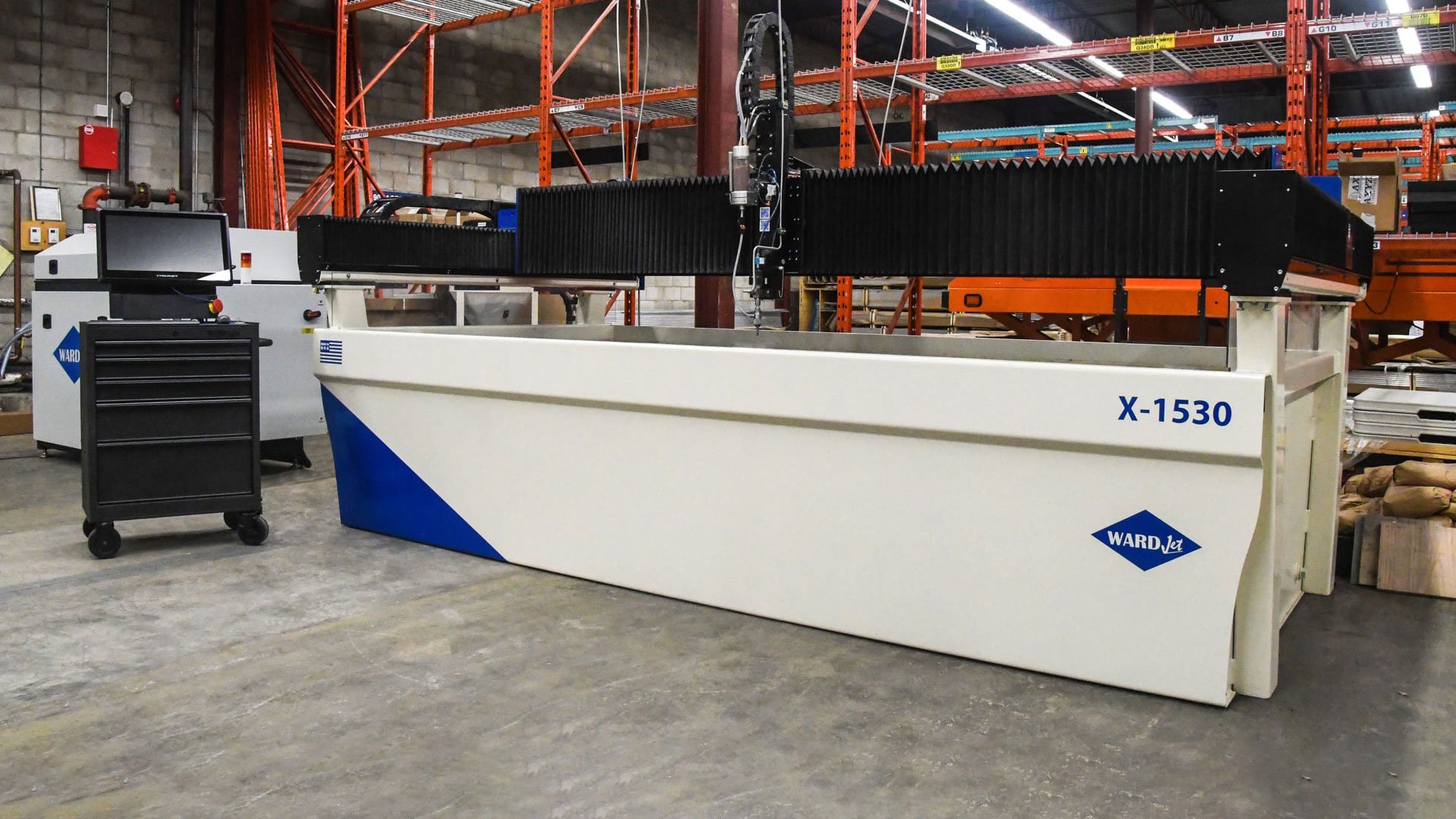 x-series waterjet header