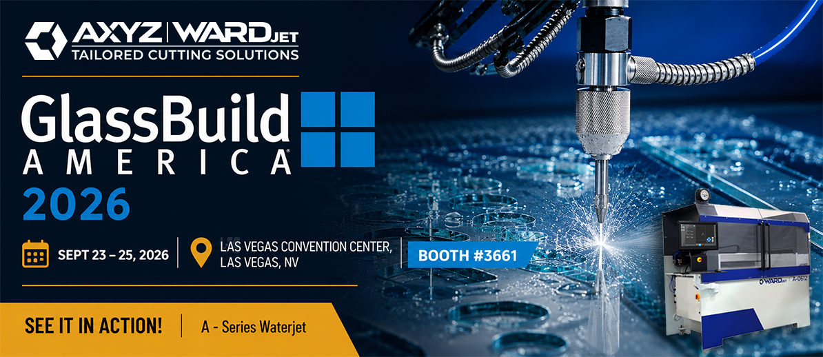 Experience Live Waterjet Cutting at GlassBuild America 2026 5 GlassBuild America 2026 - Event Banner - 1194 x 518
